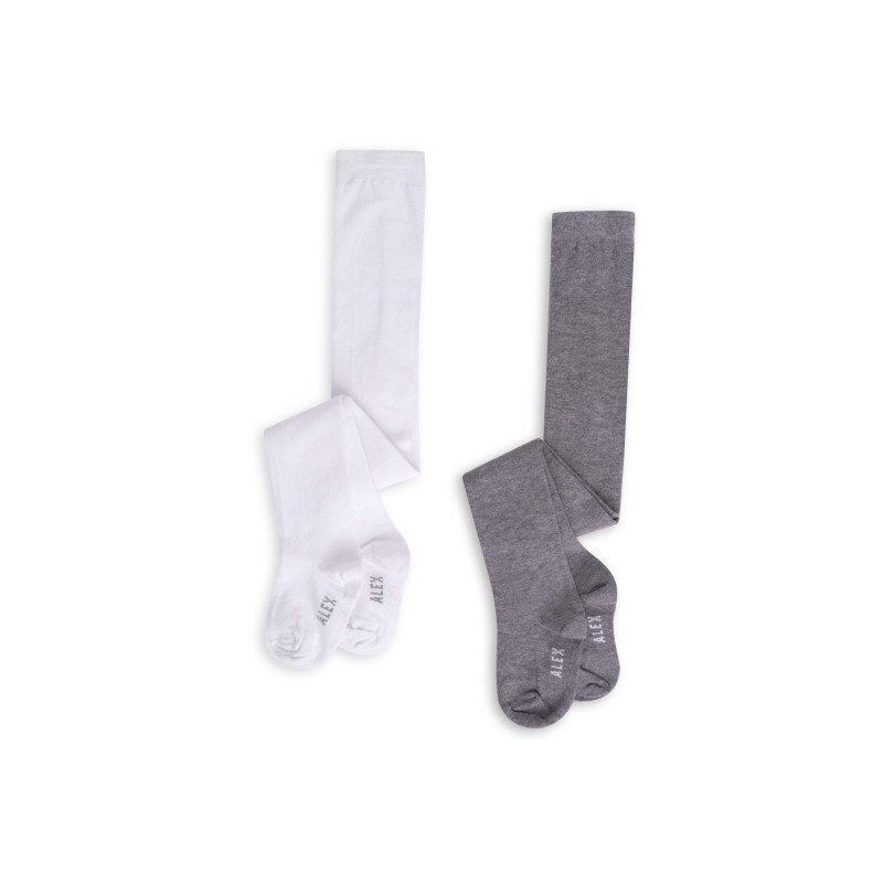 Աղջկա մանկական միագույն զուգագուլպա 2 հատ